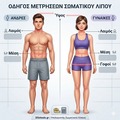 Υπολογισμός ποσοστού σωματικού λίπους 